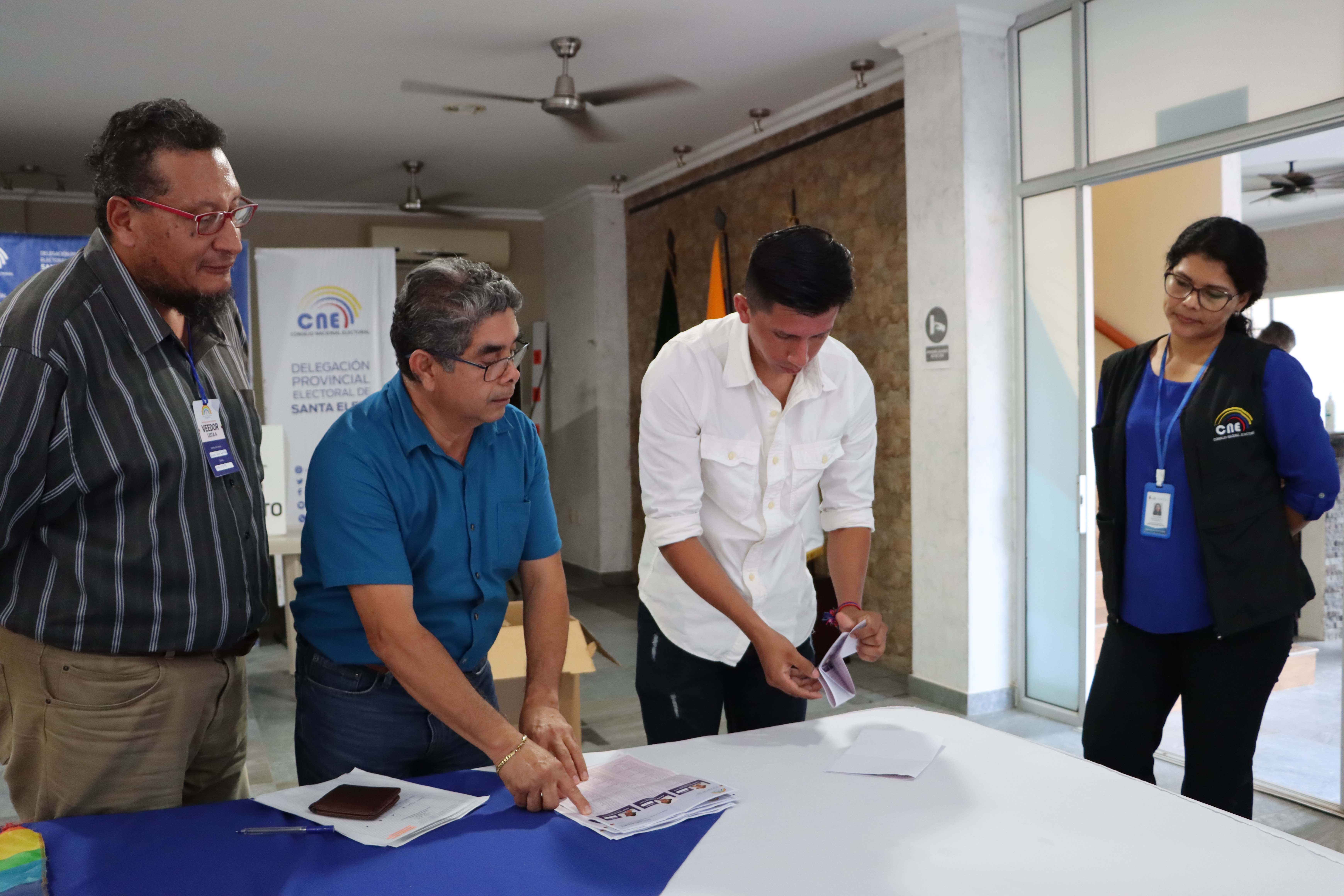 CNE Santa Elena brindó asistencia técnica en las Elecciones de la Coordinación Nacional de Pachakutik