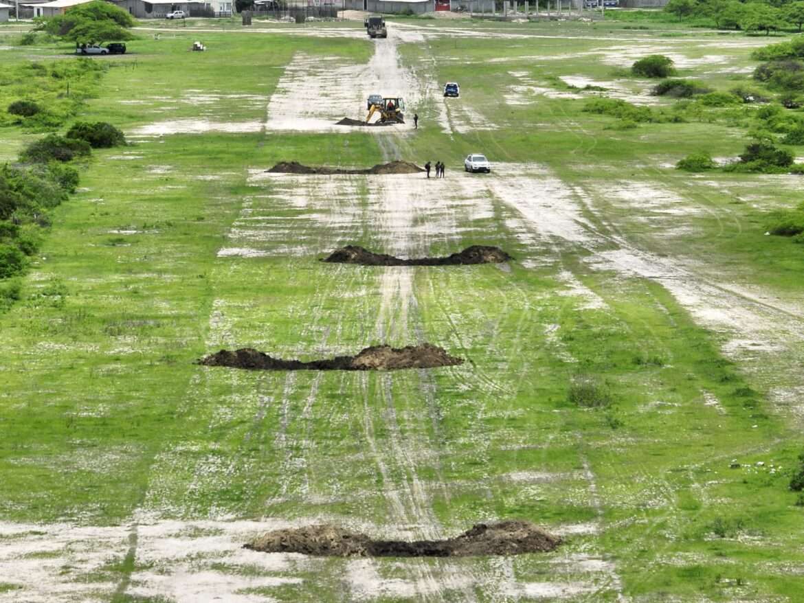 Nueva pista clandestina de aterrizaje fue descubierta en la zona de Chanduy.
