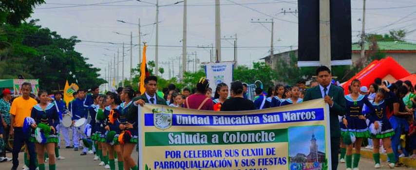 Con desfile y sesiones solemnes, Manglaralto, Colonche y Chanduy, celebraron aniversario.
