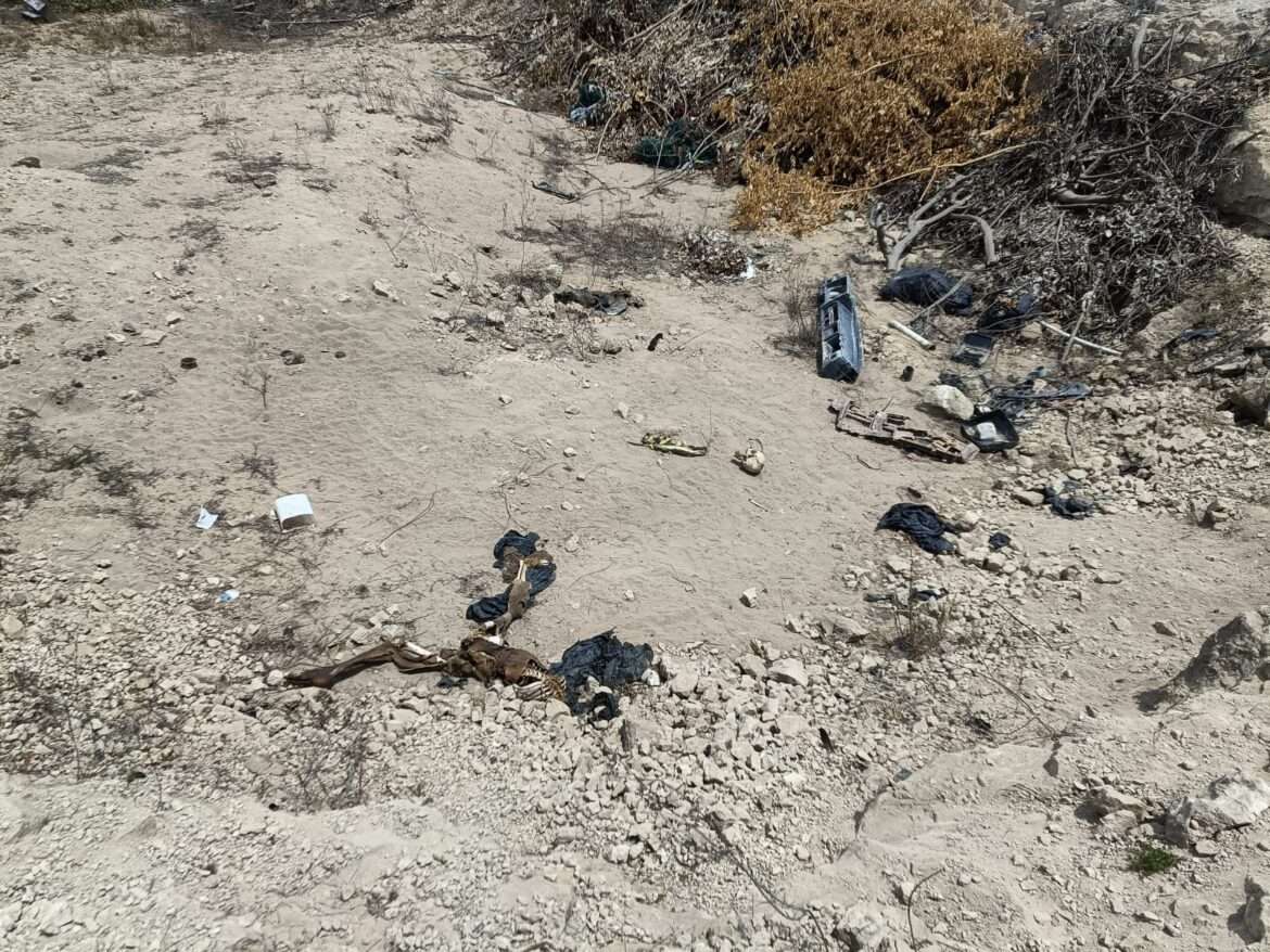 Hallazgo de restos óseos en la comuna Pechiche, Parroquia Chanduy