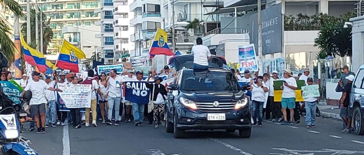 Plantón para impedir construcción de cárcel de máxima seguridad en Salinas fue exitoso.