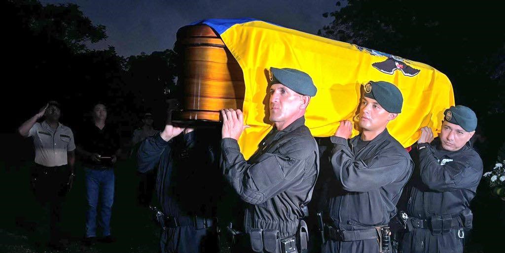 El adiós al sargento Danny Chaguaro, del GIR caído en combate en las montañas de Santa Elena