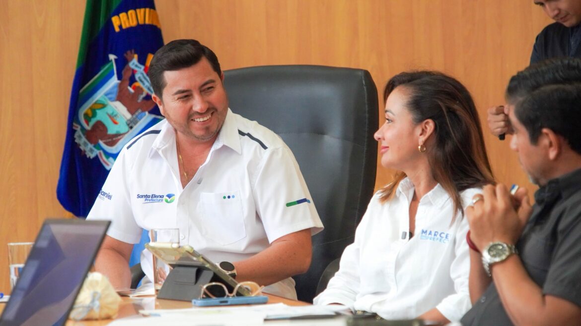 Prefectos de Guayas y Santa Elena consolidan alianza para impulsar proyectos viales conjuntos
