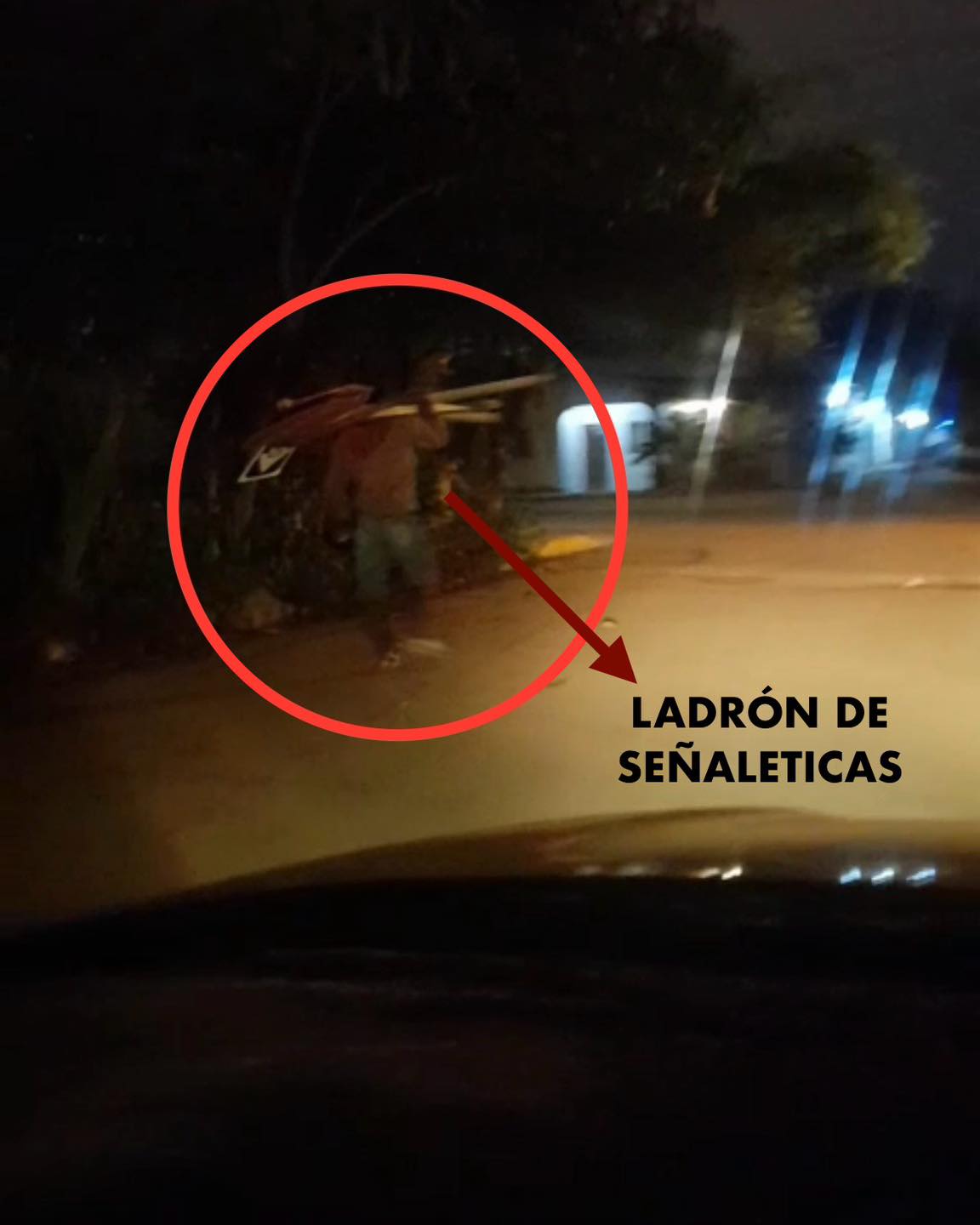 Lalitran denuncia robo de señaléticas en La Libertad