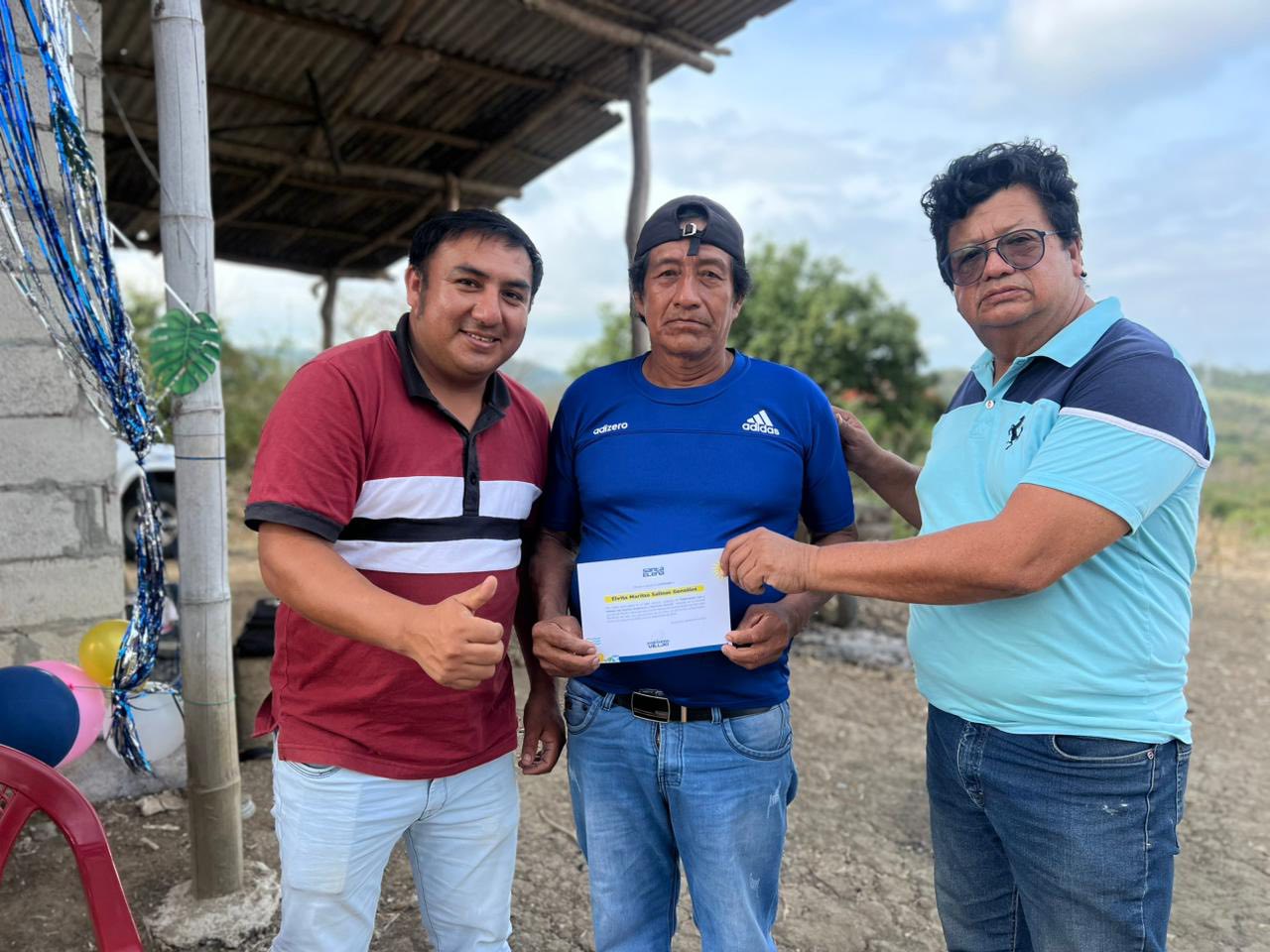 Agricultores de Juntas del Pacífico se capacitaron con técnicos de la Prefectura de Santa Elena