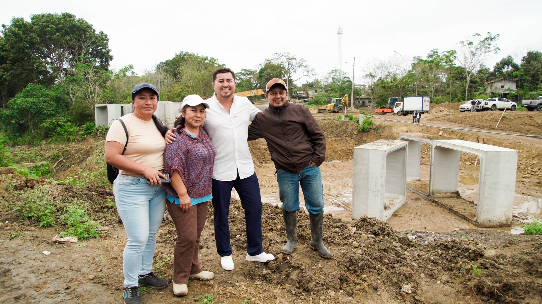 Prefectura de Santa Elena fortalece la conectividad rural con nuevos puentes