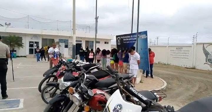 Policía capturó a 14 integrantes de la banda de ´lanzas´ que roban en los buses de la península