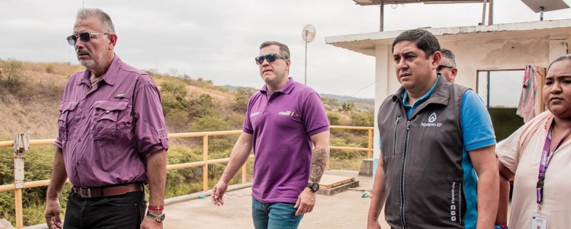 Gerente de AGUAPEN verifica embalse ´El Azúcar´ para garantizar agua potable en el feriado