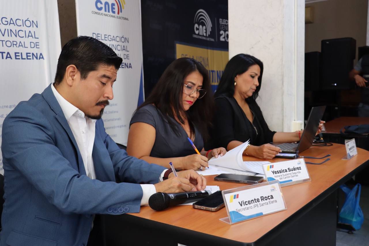 CNE de Santa Elena designó a los ciudadanos que integrarán las Juntas Receptoras del Voto