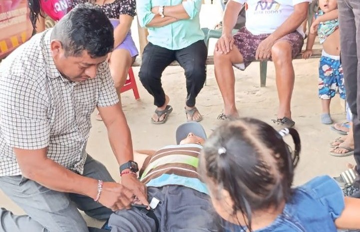 Prefectura fortalece la capacitación a brigadistas comunitarios en La Frutilla