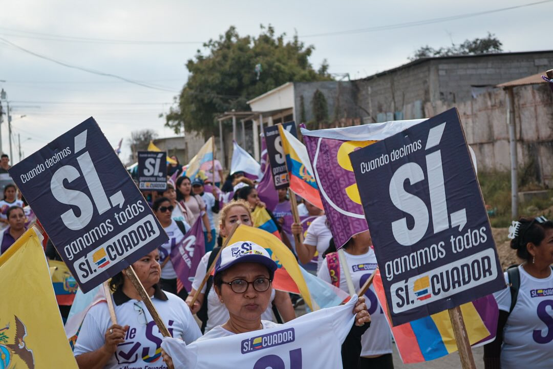 Barrios de La Libertad se suman al respaldo por el “Sí” en el Referéndum y Consulta Popular 2025