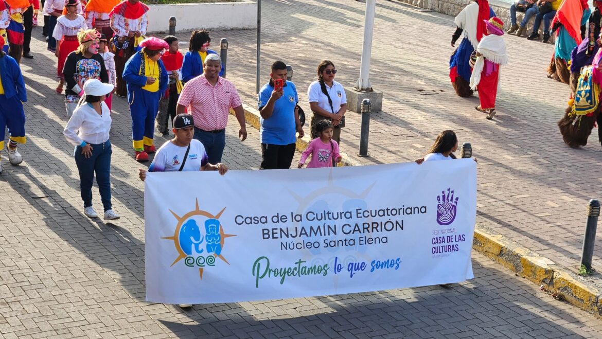 Se desarrolló pregón cultural por los 17 años de la Casa de la Cultura de Santa Elena