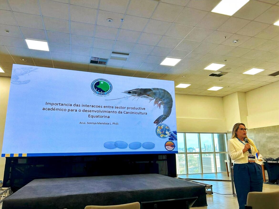 Investigadora de la UPSE destaca en simposio internacional en Brasil