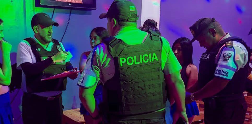 Operativo de control dejó tres ciudadanos notificados para deportación en La Libertad