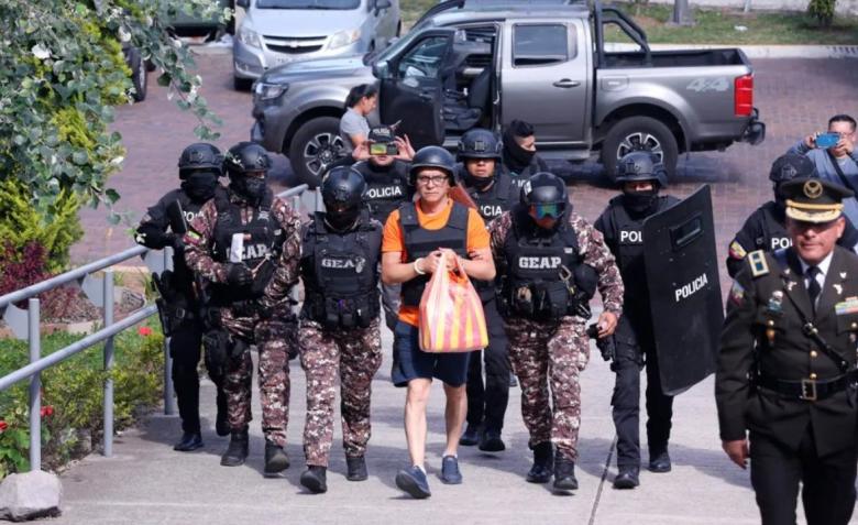 Wilman Terán, es trasladado a la Cárcel del Encuentro en Santa Elena