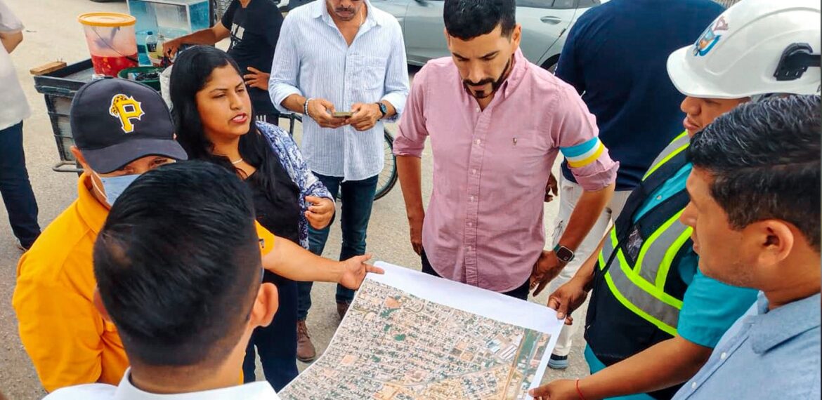 Continúan los estudios para el alcantarillado pluvial en la ciudadela Virgen del Carmen