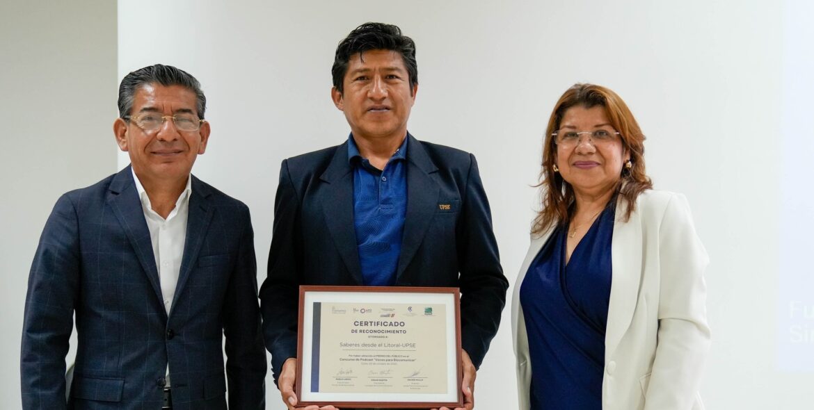 UPSE celebra el cuarto lugar nacional en concurso de podcast ambiental