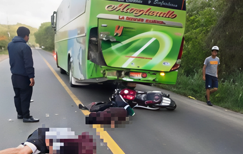 Siniestro de tránsito en la zona de los ‘cinco cerros’ entre Ayampe y La Entrada