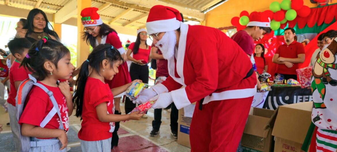 Tecnología que inspira esperanza: IEEE UPSE comparte aprendizaje y sonrisas en Las Palmitas