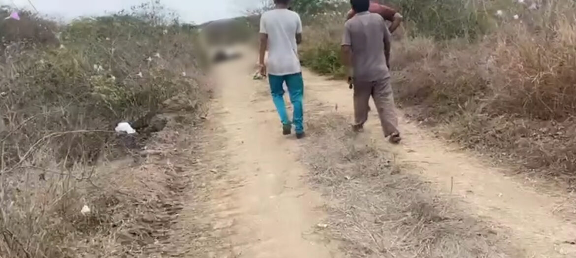 En el camino a la ´botella´ en Río Verde de Santa Elena encontraron un cadáver calcinado.