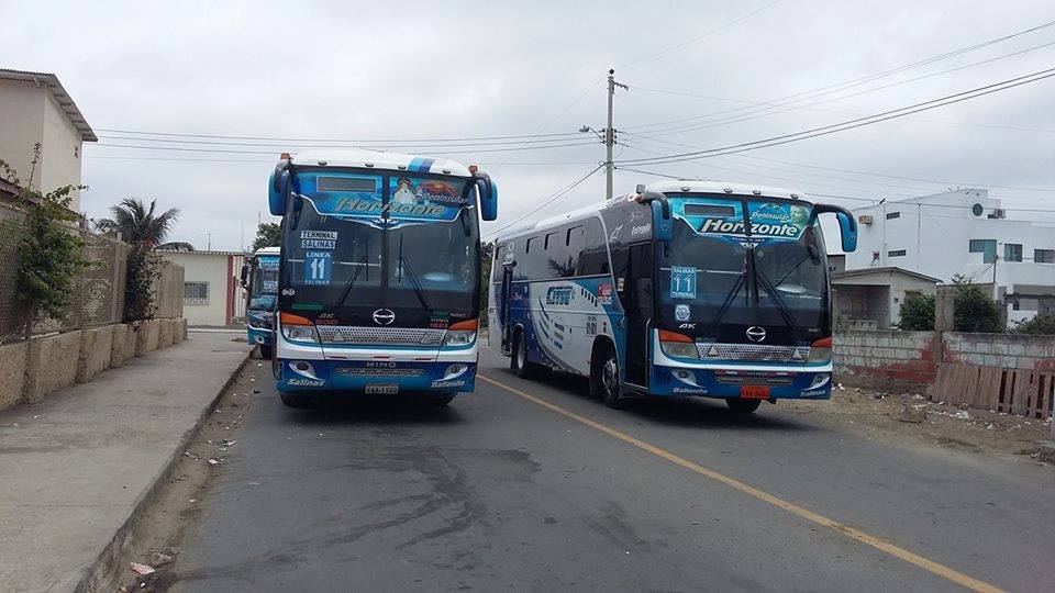 Los buses de la Cooperativa Horizonte Peninsular paralizaron su ruta por amenazas de extorsión
