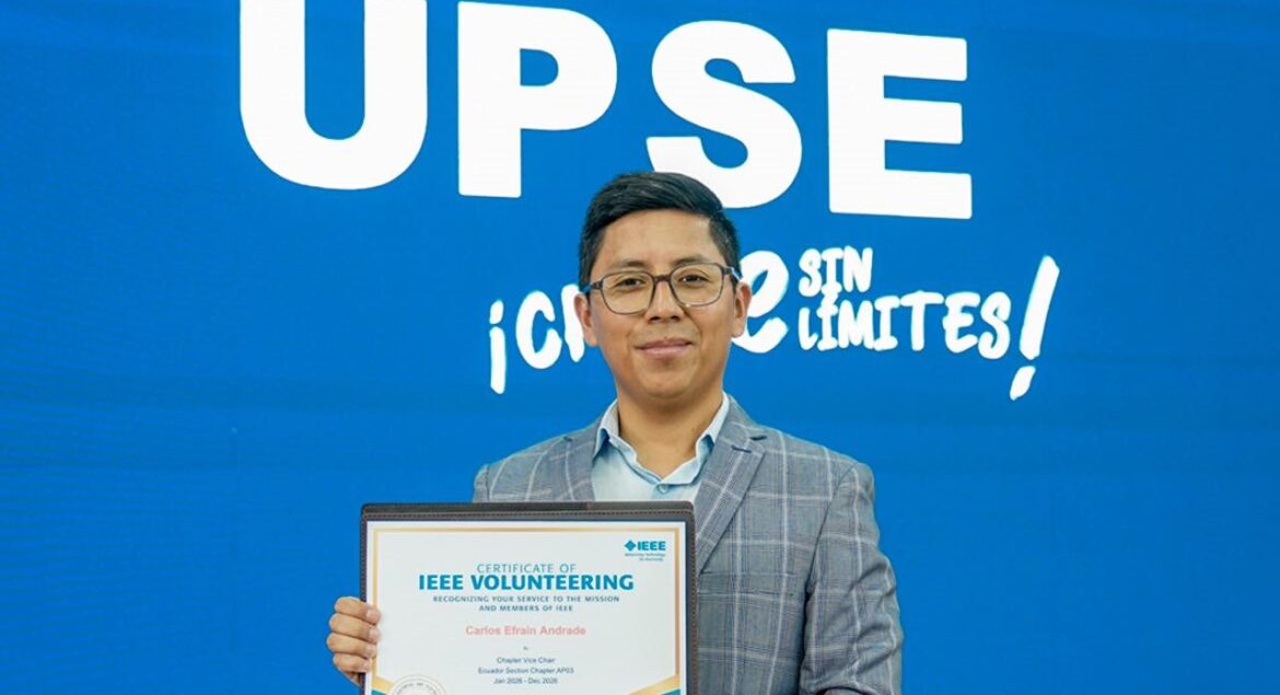 Docente de la UPSE asume vicepresidencia del Capítulo de Antenas y Propagación del IEEE en Ecuador