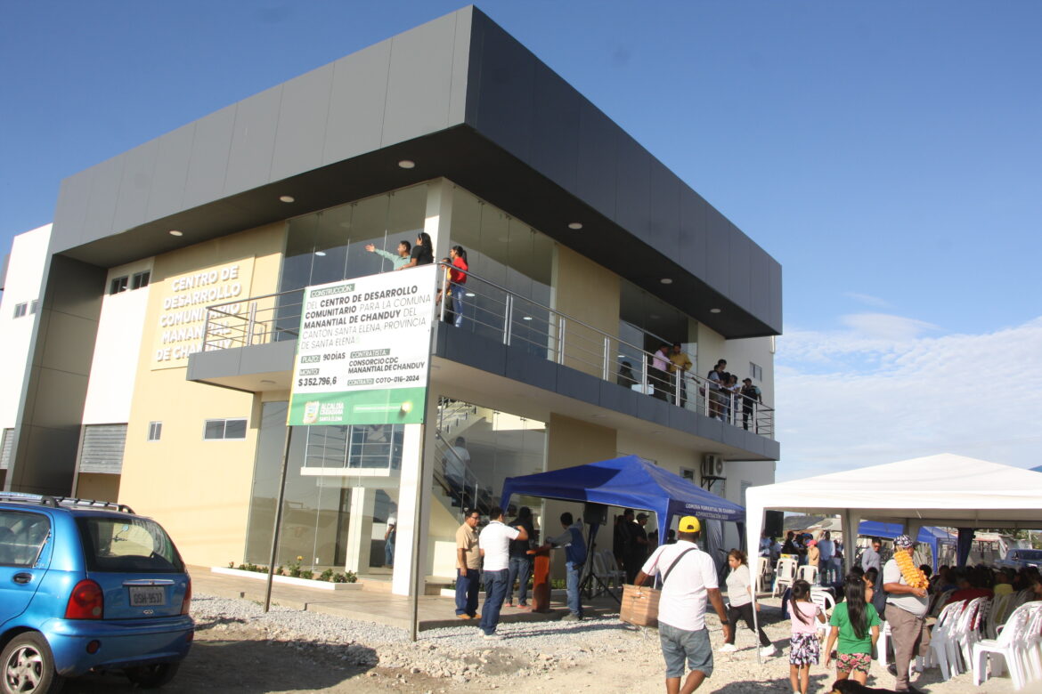Manantial de Chanduy estrena moderna casa comunal