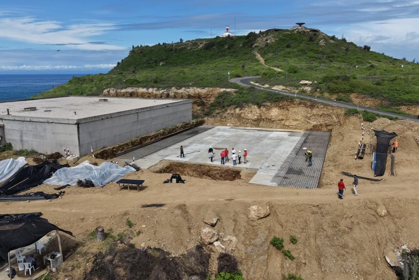 Gerente de Aguapen supervisó avances del nuevo reservorio de 3.000 metros cúbicos en Salinas