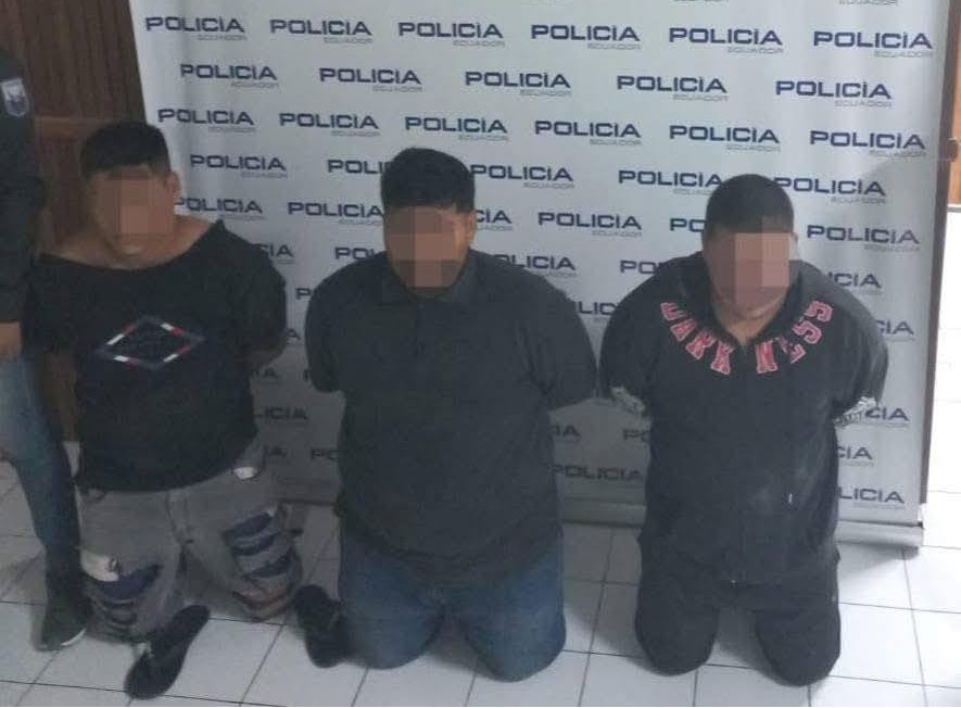 Tres presuntos extorsionadores fueron aprehendidos en Santa Elena