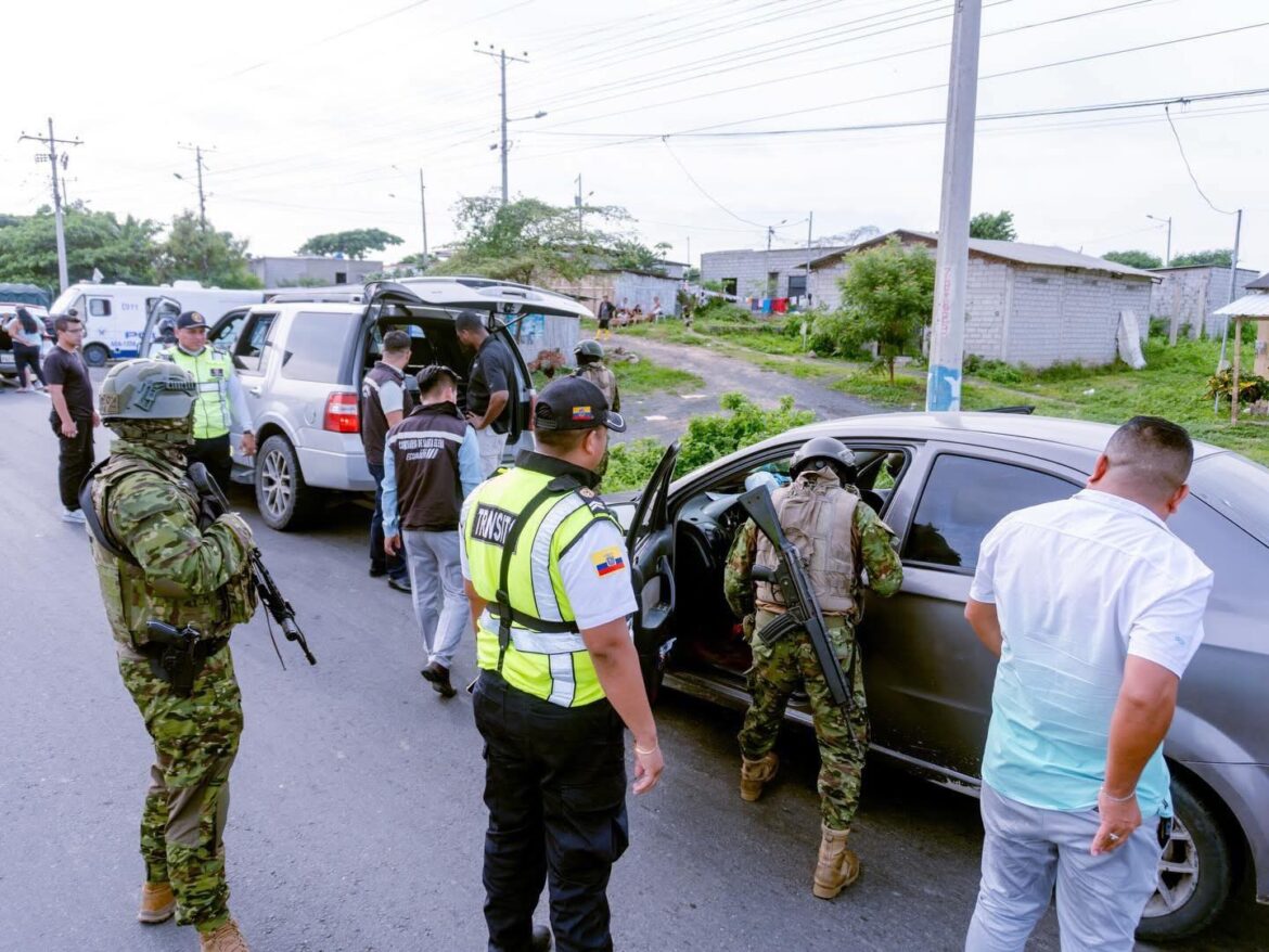 Checkpoint en San Rafael para la seguridad de Santa Elena
