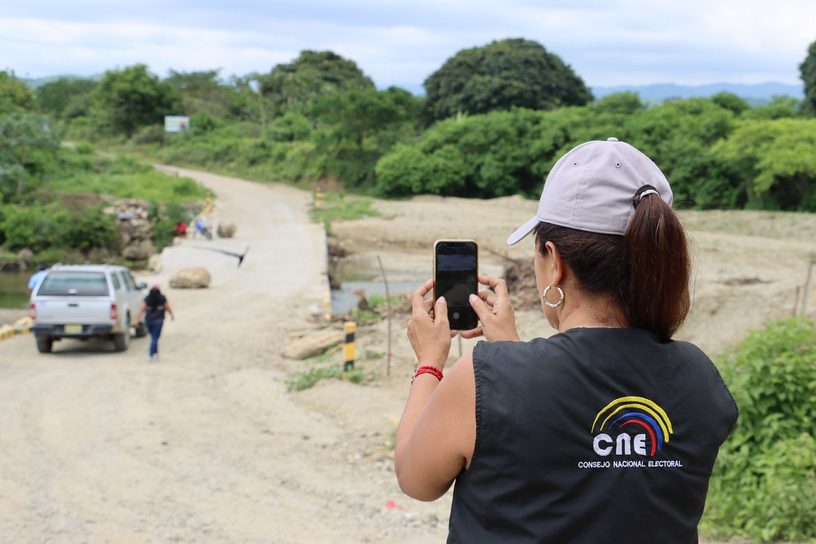 CNE realiza recorridos en Santa Elena para garantizar logística electoral rumbo a 2027
