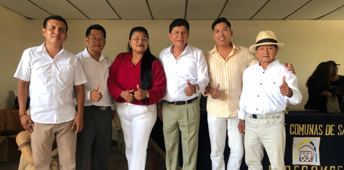 ´Mi comunero´ Williams Gonzabay es el nuevo presidente de la Federación de Comunas