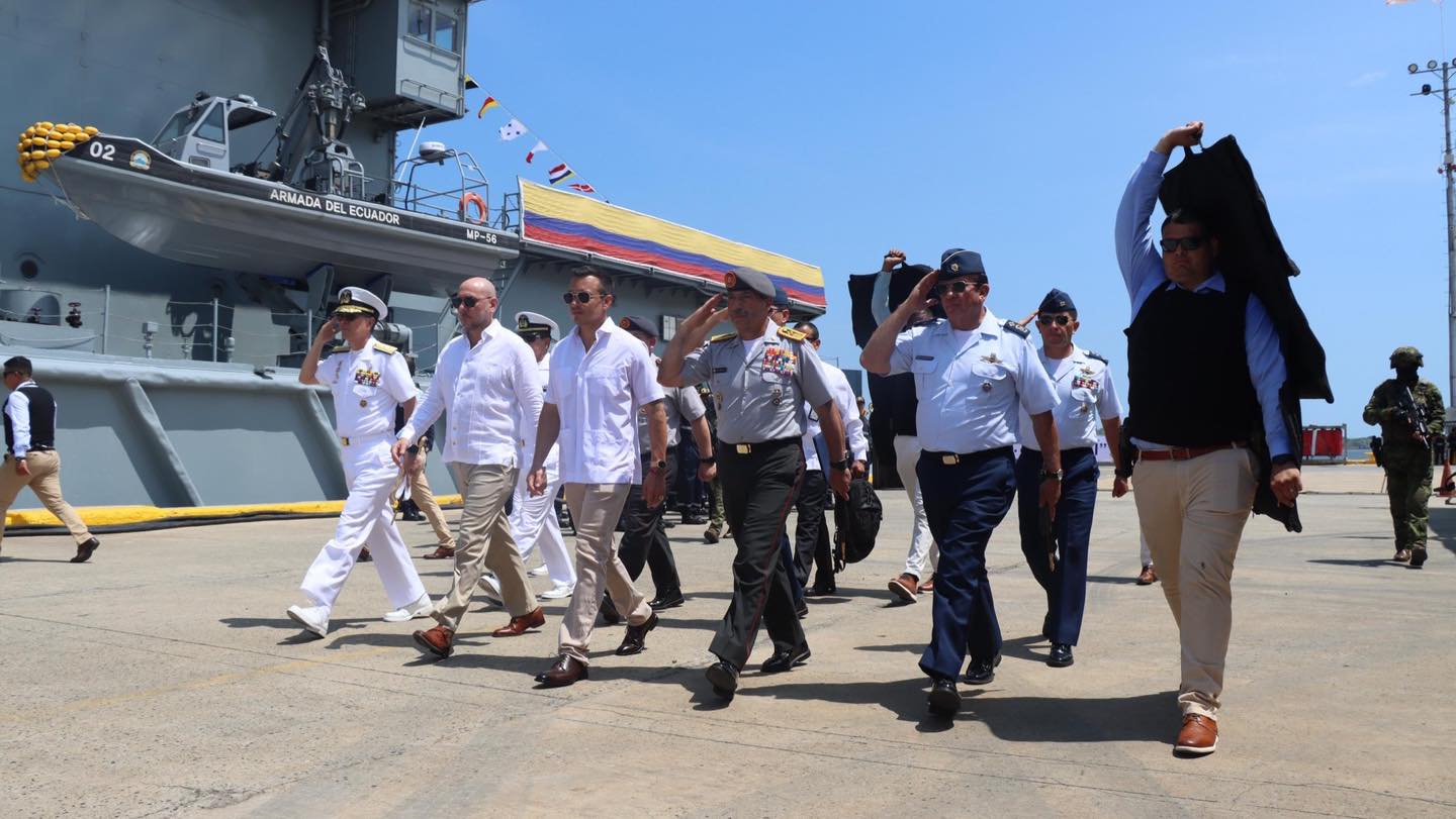 Ecuador fortalece su poder naval con la incorporación del BAE Jambelí