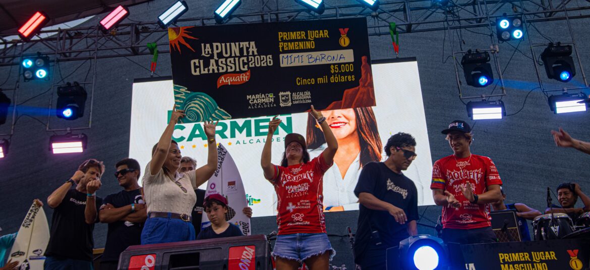 Montañita celebró una exitosa fiesta del surf con respaldo de la Alcaldía de Santa Elena