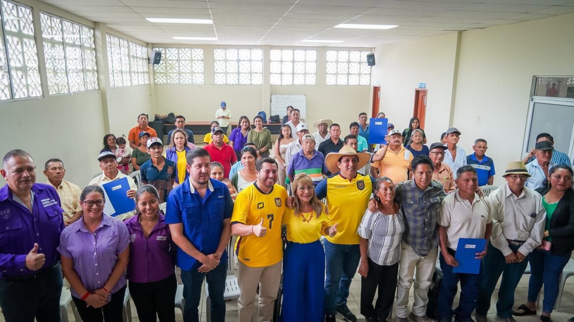 Prefectura de Santa Elena fortalece el riego agrícola con respaldo a cuatro juntas de agua en Colonche