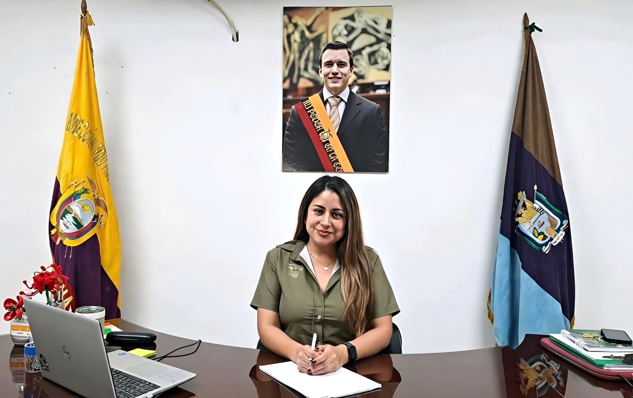 Génesis Usca Valle es designada como nueva Directora Distrital 24D01 Santa Elena