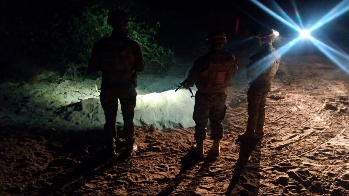 Ejército detecta perforación clandestina durante operativo en Sacachún