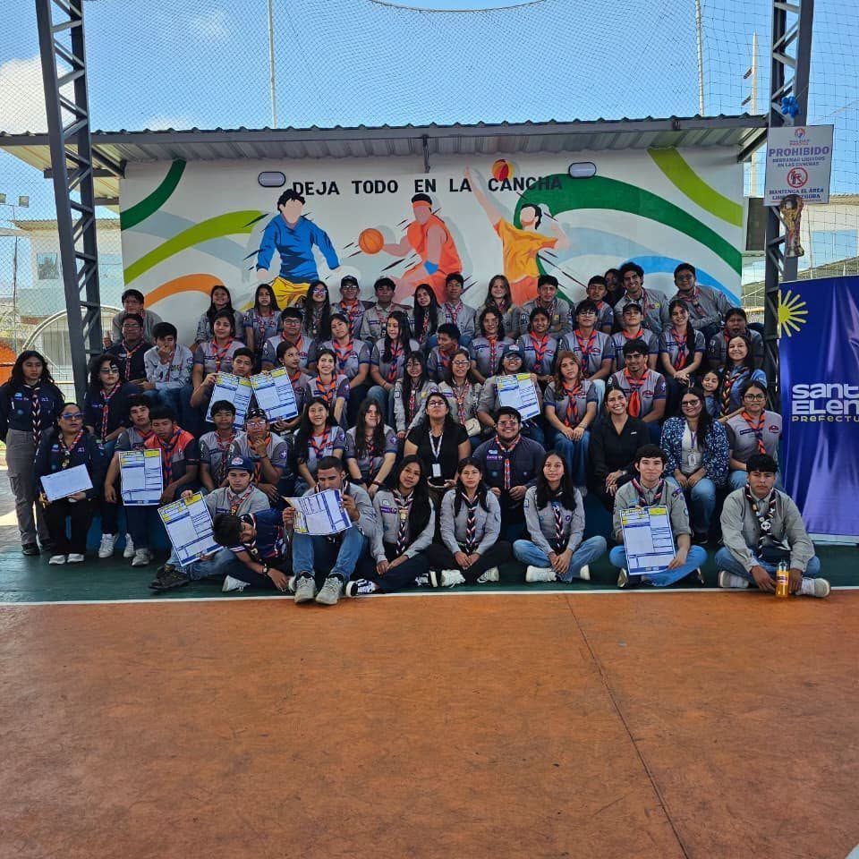 Santa Elena fortalece la conciencia ambiental y la preparación ante emergencias con el Grupo Scouts