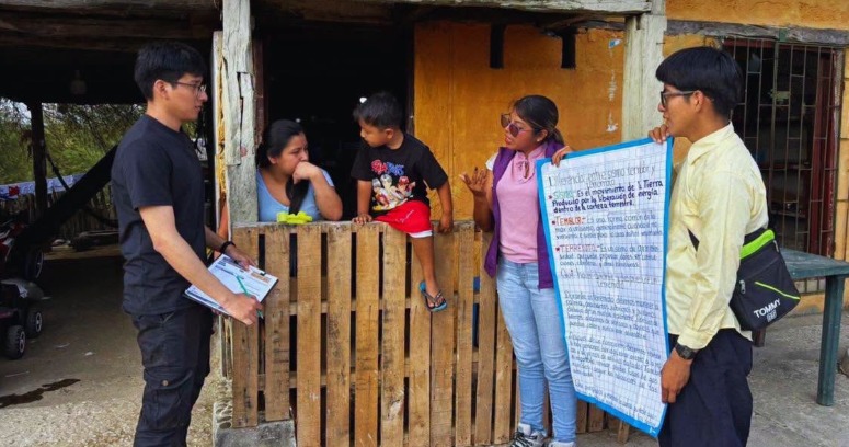 Capacitan a ciudadanos de Sacachún para fortalecer la prevención ante emergencias naturales