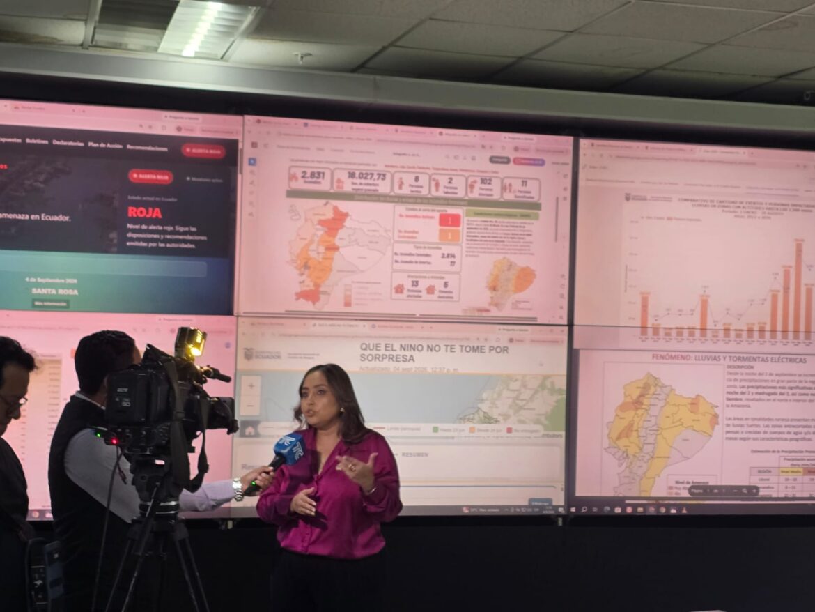 Alístate Ecuador: Gobierno Nacional presenta el visualizador para fortalecer la preparación ante Fenómeno El Niño