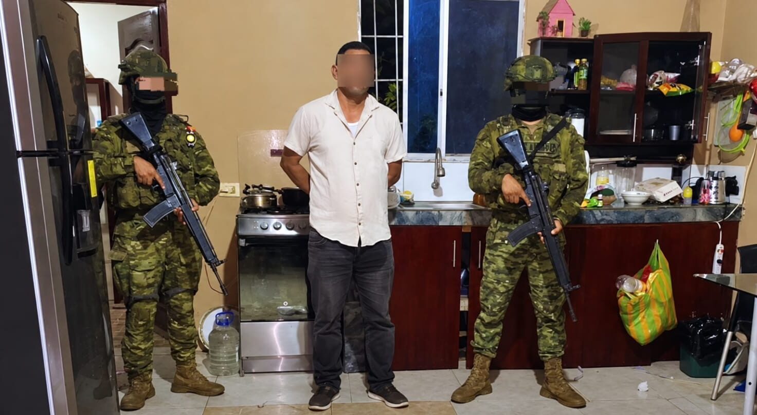 Ejército aprehende en La Libertad a presunto integrante de Los Choneros