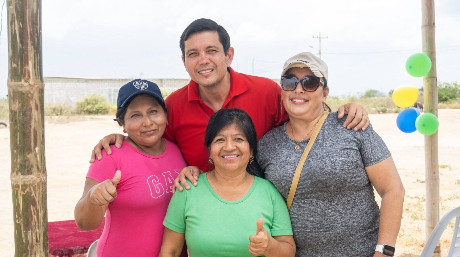 Daniel Cisneros compartió una jornada de alegría con familias de Nueva Jerusalén